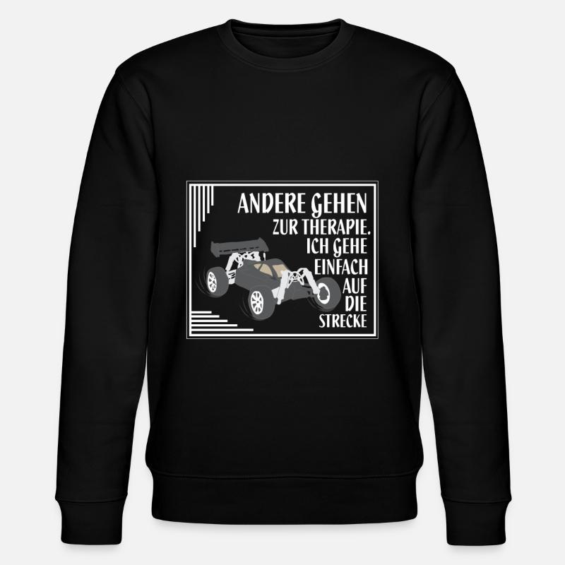 RC Car Therapy - Stanley/Stella CHANGER Unisex Organic Sweatshirt - black