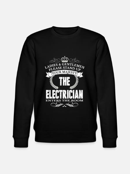 Electrician - Your Majesty - Stanley/Stella CHANGER Unisex Organic Sweatshirt - black