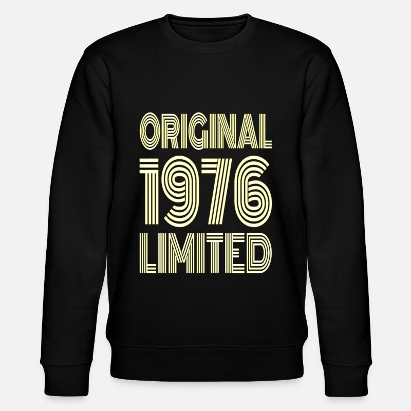 Original 1976 Limité - Sweat bio CHANGER Stanley/Stella Unisexe - noir