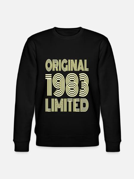 Original 1983 Limité - Sweat bio CHANGER Stanley/Stella Unisexe - noir