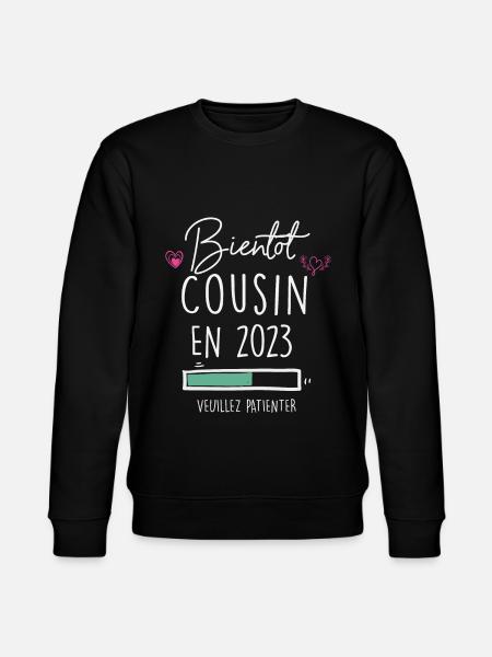 Bientôt cousin 2023 - Sweat bio CHANGER Stanley/Stella Unisexe - noir