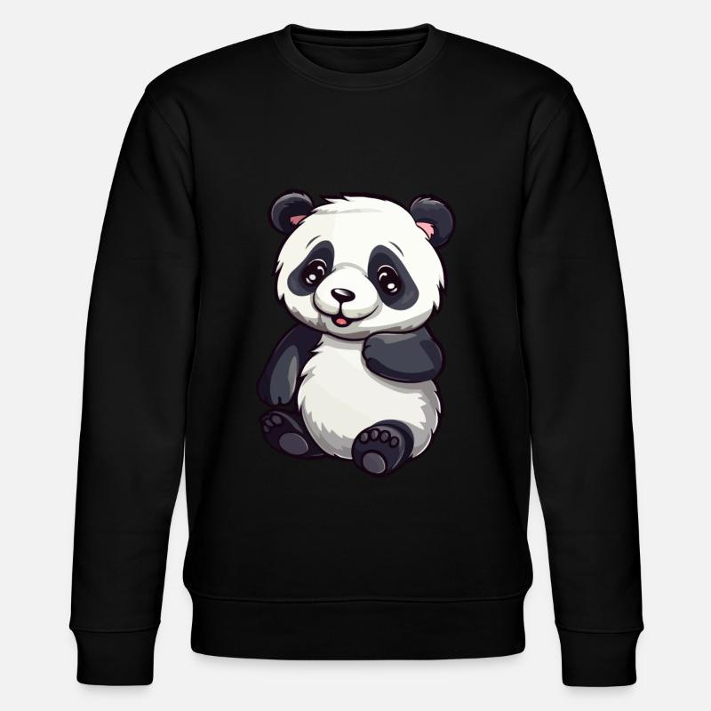 Panda mignon - Sweat bio CHANGER Stanley/Stella Unisexe - noir