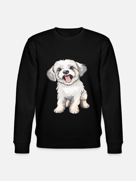 Petit caniche mignon - Sweat bio CHANGER Stanley/Stella Unisexe - noir