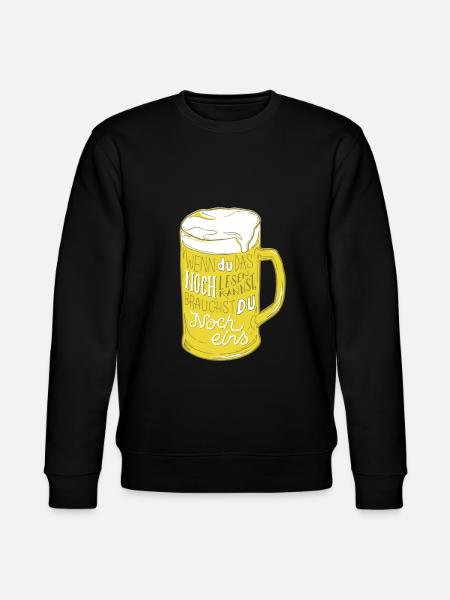 Beer drink alcohol - Stanley/Stella CHANGER Unisex Organic Sweatshirt - black