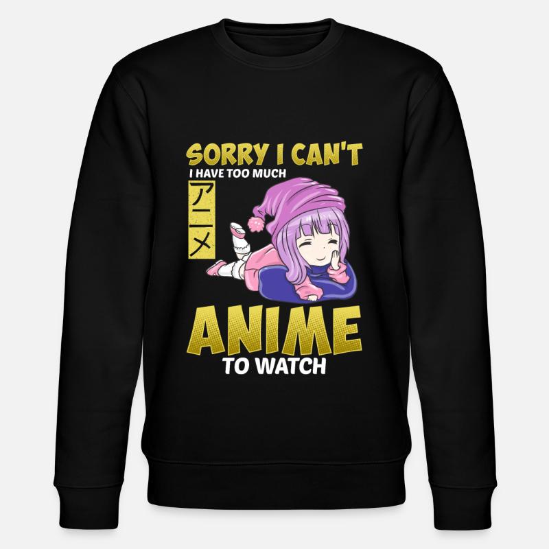 Anime Japan Comic Cartoon - Stanley/Stella Unisex Bio-Sweatshirt CHANGER  - Schwarz