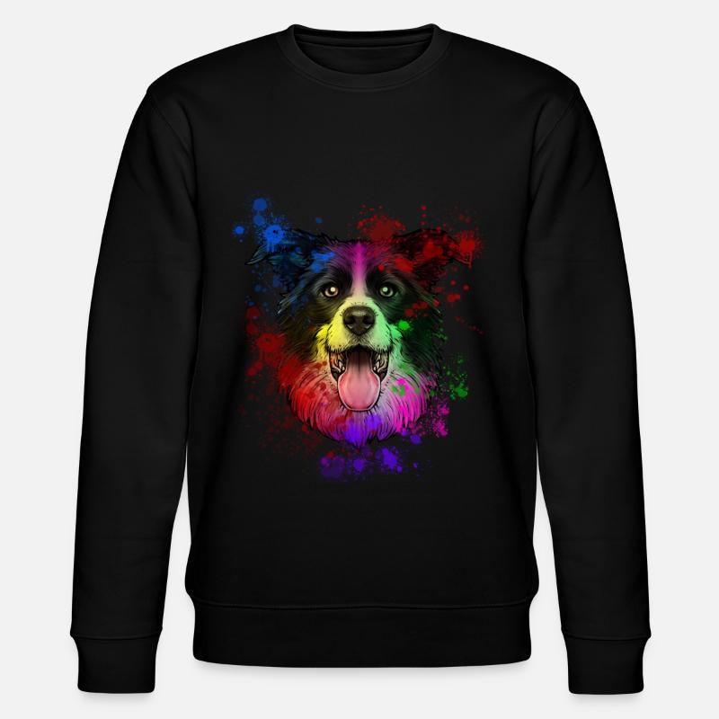 Australian Shepherd - Stanley/Stella Unisex Bio-Sweatshirt CHANGER  - Schwarz