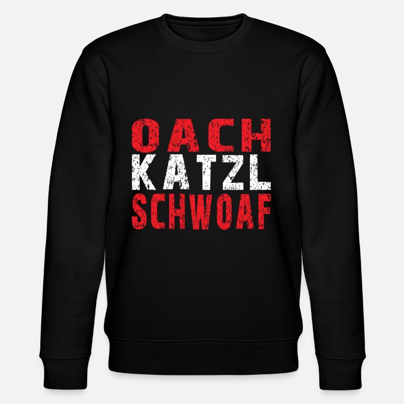 Dialecte autrichien Oachkatzlschwoaf autrichien - Sweat bio CHANGER Stanley/Stella Unisexe - noir