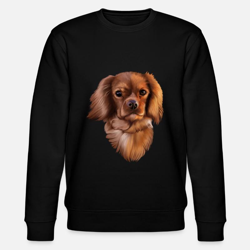 Chien Cavalier King Charles - Sweat bio CHANGER Stanley/Stella Unisexe - noir