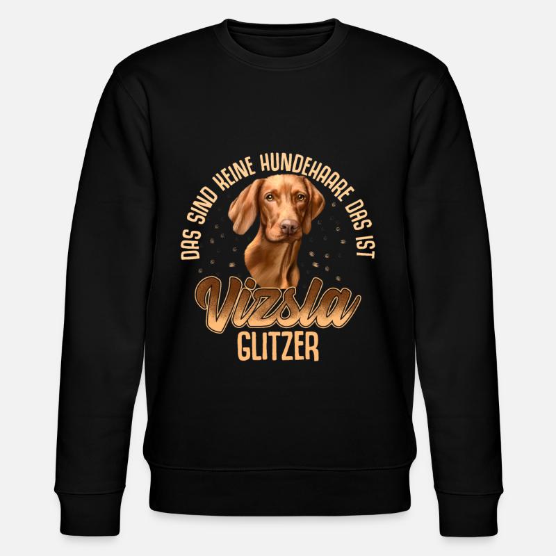 Vizsla Hund - Stanley/Stella Unisex Bio-Sweatshirt CHANGER  - Schwarz