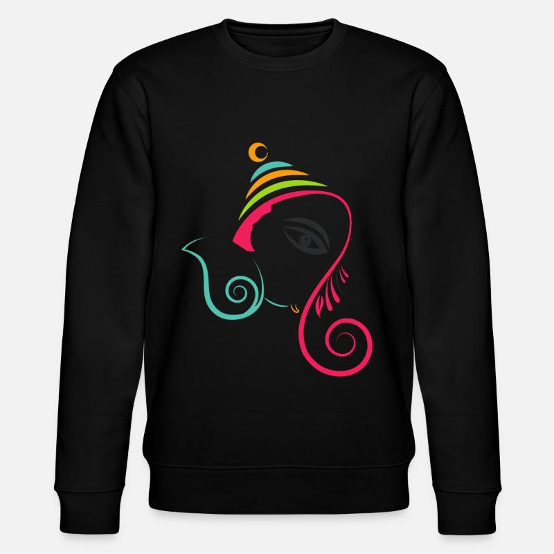 Ganesh Chaturthi - Stanley/Stella Unisex Bio-Sweatshirt CHANGER  - Schwarz