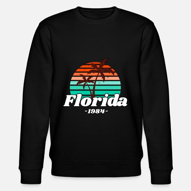 Palmiers Floride 1984 - Sweat bio CHANGER Stanley/Stella Unisexe - noir