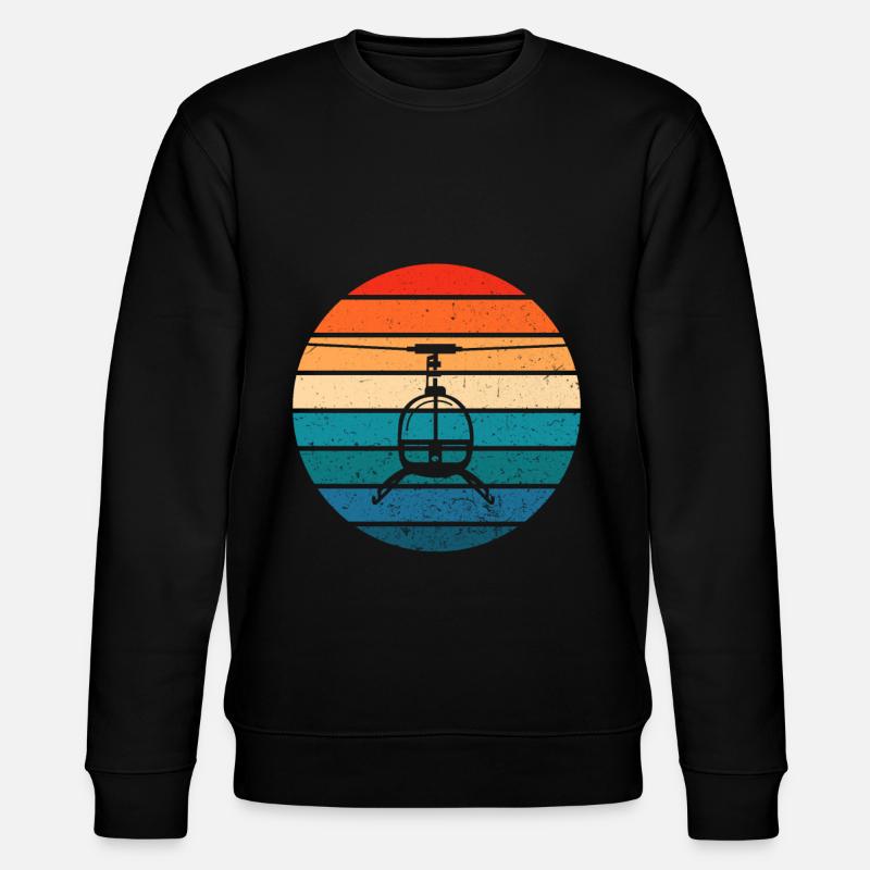 Modélisme Hélicoptère Pilote Volant - Sweat bio CHANGER Stanley/Stella Unisexe - noir