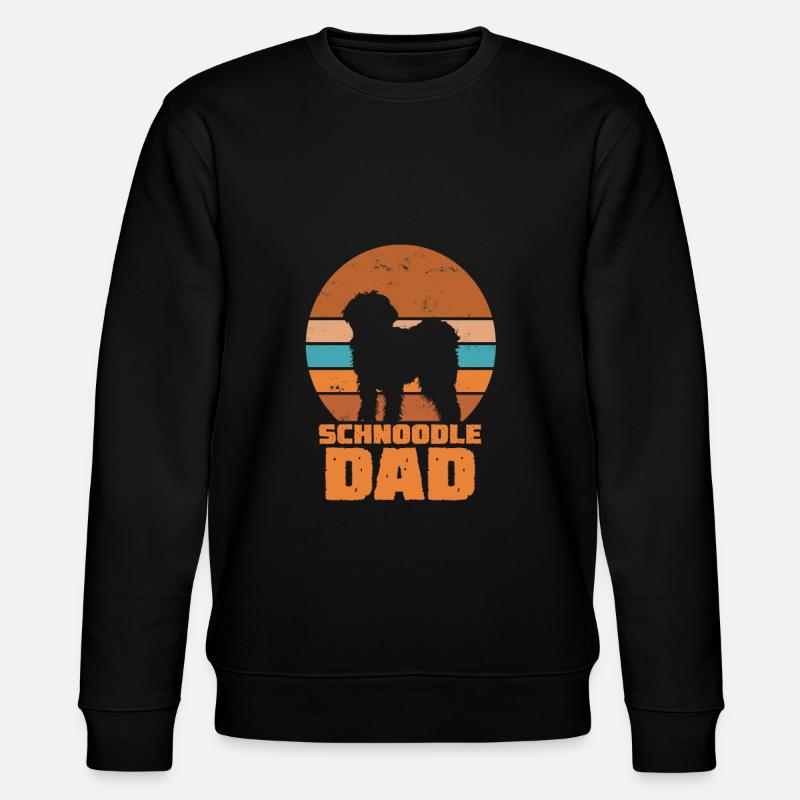 Schnoodle Dad - Stanley/Stella Unisex Bio-Sweatshirt CHANGER - Schwarz