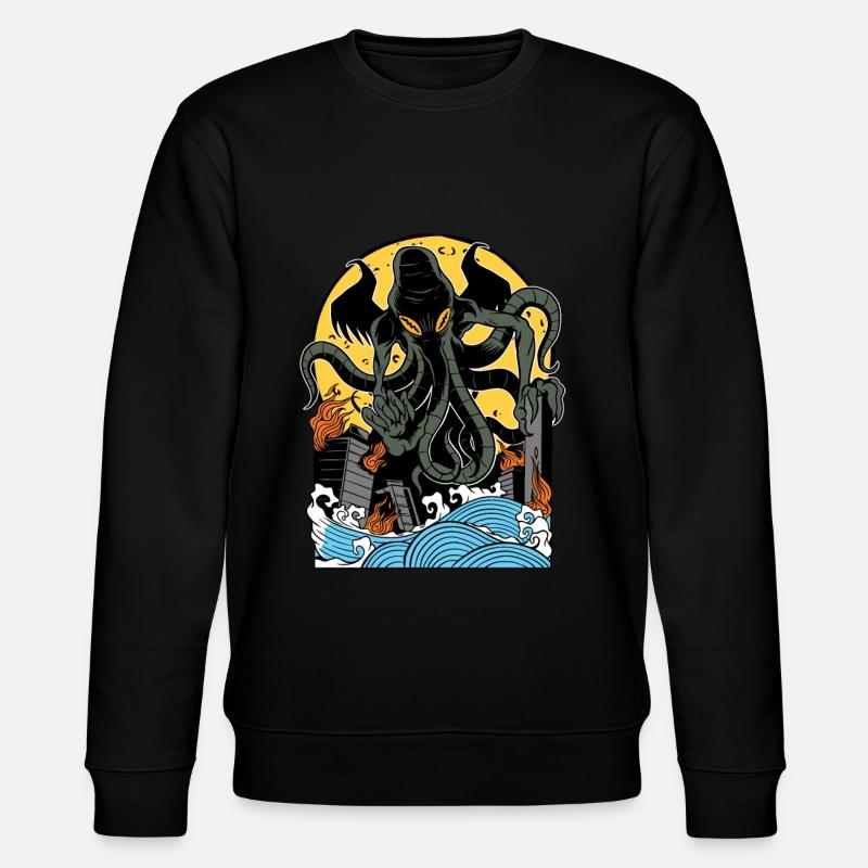 Dieu Cthulhu - Sweat bio CHANGER Stanley/Stella Unisexe - noir