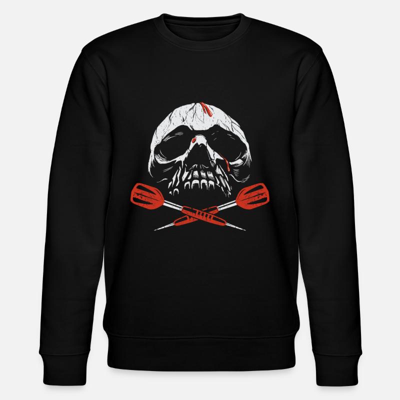 Darts Darts Darts Player Darts - Stanley/Stella CHANGER Unisex Organic Sweatshirt - black