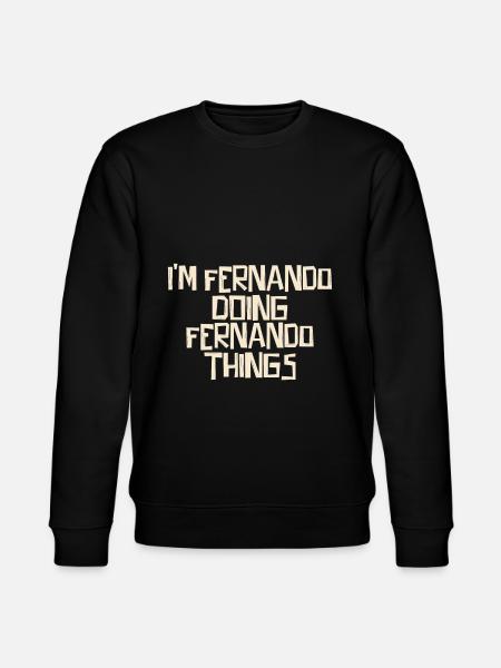I'm Fernando doing Fernando things - Stanley/Stella Unisex Bio-Sweatshirt CHANGER  - Schwarz