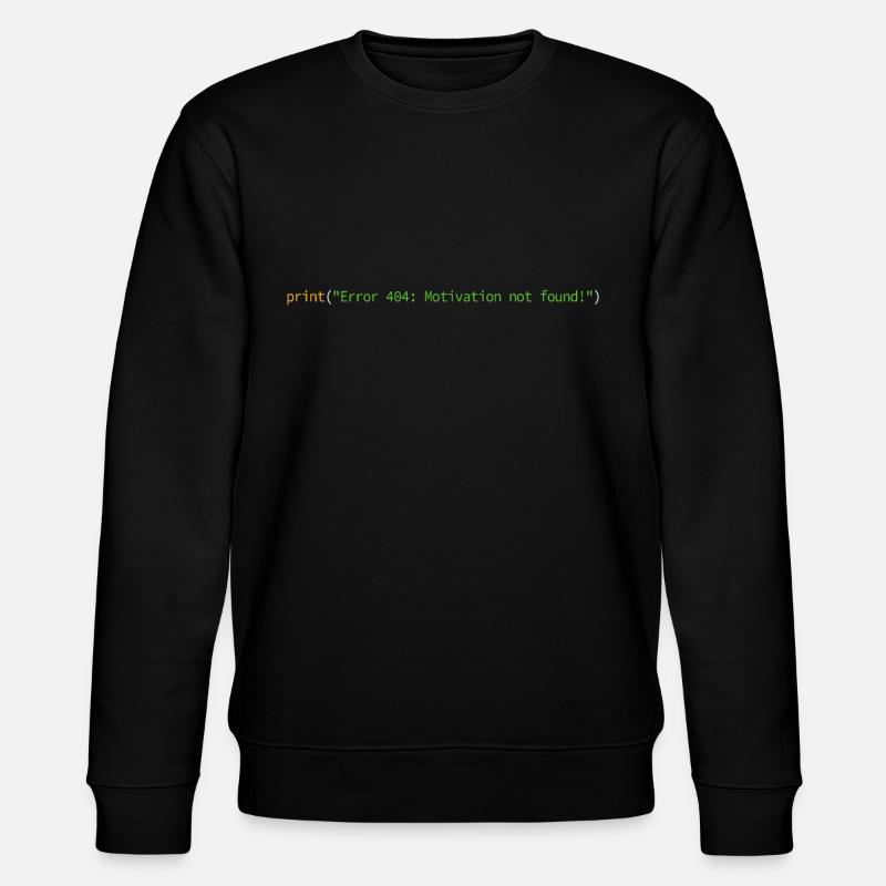 Programmierer Informatiker Nerd Softwareingenieur - Stanley/Stella Unisex Bio-Sweatshirt CHANGER  - Schwarz