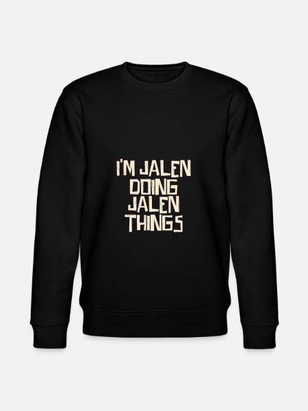 I'm Jalen doing Jalen things - Stanley/Stella CHANGER Unisex Organic Sweatshirt - black