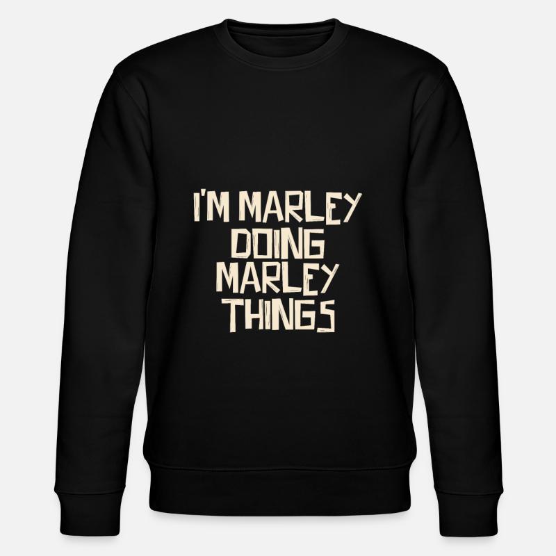 I'm Marley doing Marley things - Stanley/Stella Unisex Bio-Sweatshirt CHANGER  - Schwarz