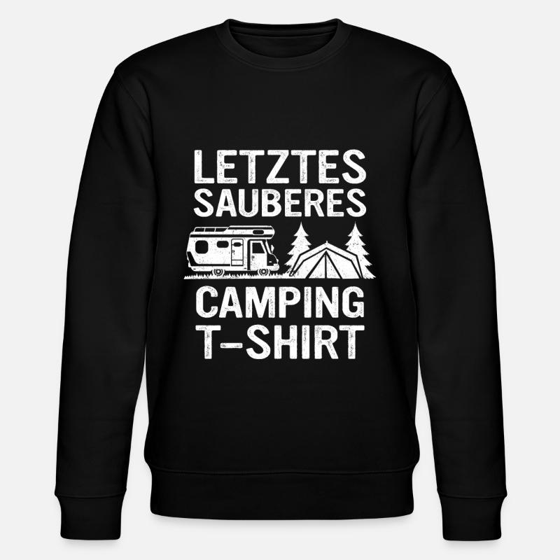 Camping Wohnwagen Camper - Stanley/Stella Unisex Bio-Sweatshirt CHANGER - Schwarz