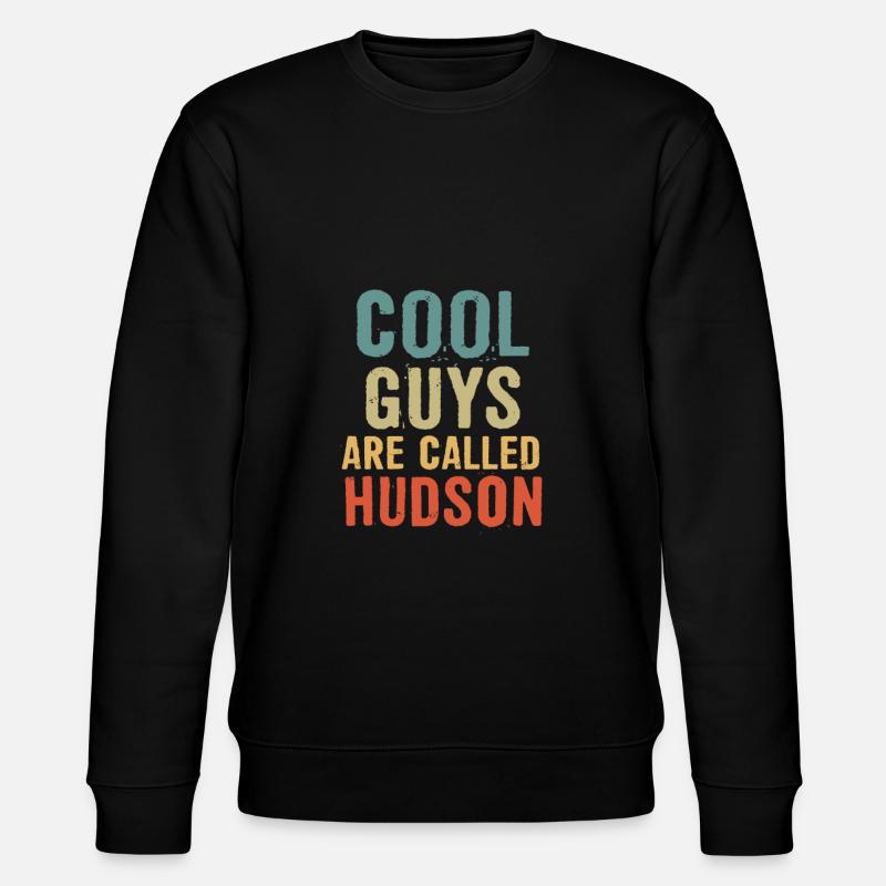 Cool guys are called Hudson - Stanley/Stella Unisex Bio-Sweatshirt CHANGER  - Schwarz