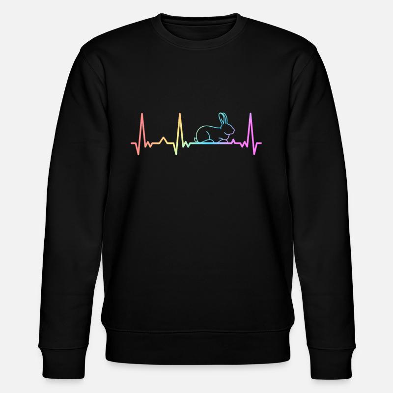 Rabbit Rabbit Rabbit Pet - Stanley/Stella CHANGER Unisex Organic Sweatshirt - black