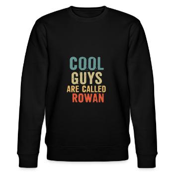 Les mecs cool s’appellent Rowan - Sweat bio CHANGER Stanley/Stella Unisexe - noir - Devant - Nik (191cm) & Marisol (170cm)