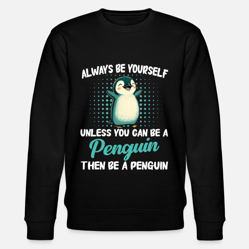 Manchots Pingouins Animal - Sweat bio CHANGER Stanley/Stella Unisexe - noir