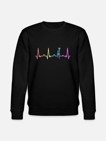 Trumpet trumpet player - Stanley/Stella CHANGER Unisex Organic Sweatshirt - black