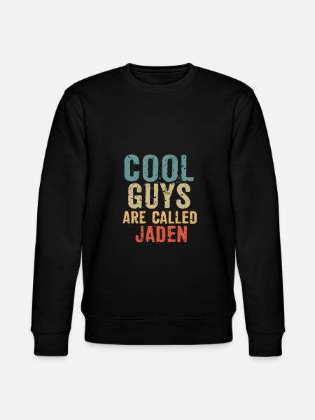 Cool guys are called jaden - Stanley/Stella Unisex Bio-Sweatshirt CHANGER - Schwarz