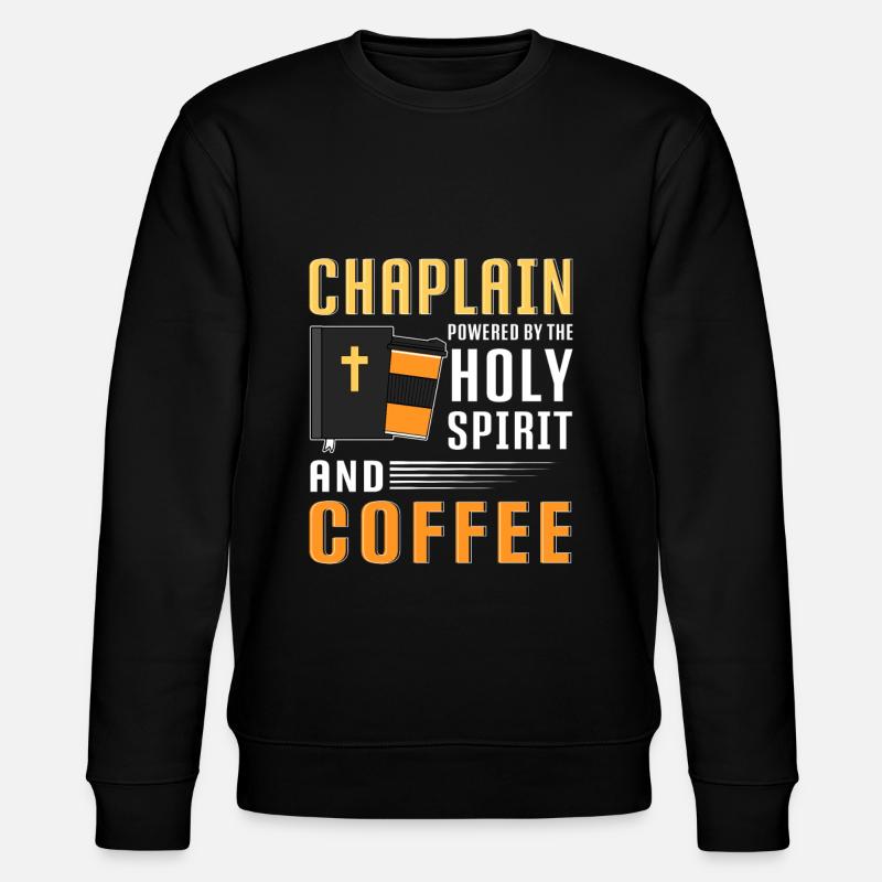 Kaplan Pfarrer - Stanley/Stella Unisex Bio-Sweatshirt CHANGER  - Schwarz