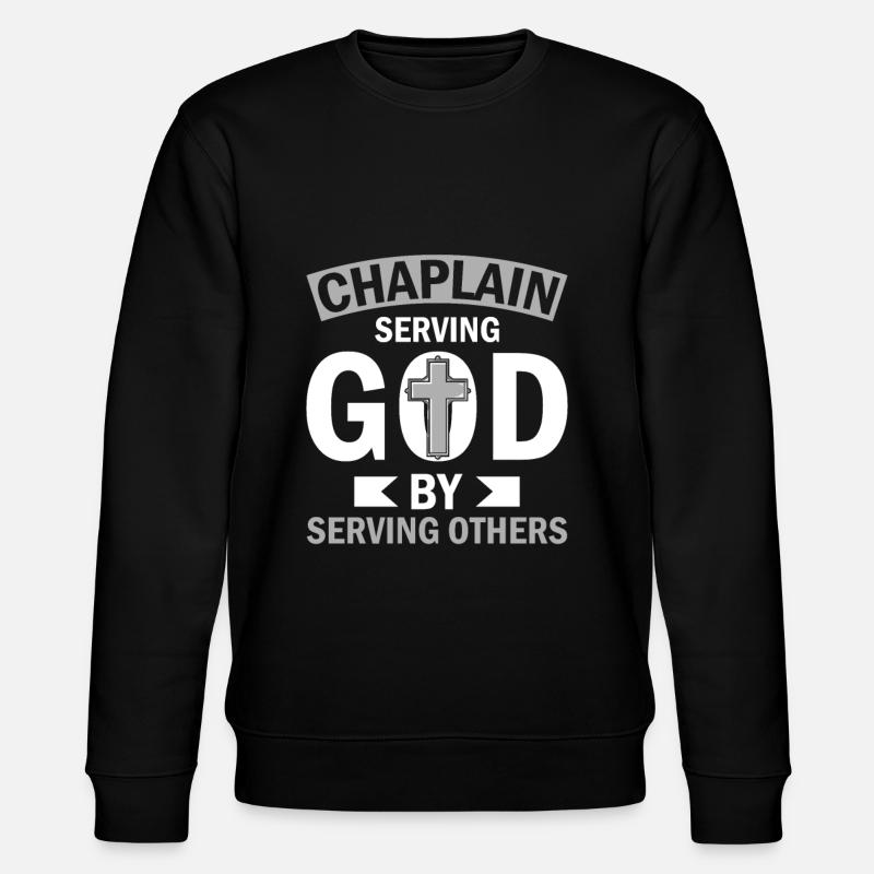 Kaplan Pfarrer - Stanley/Stella Unisex Bio-Sweatshirt CHANGER - Schwarz