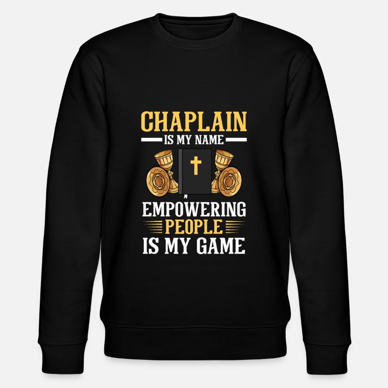 Kaplan Pfarrer - Stanley/Stella Unisex Bio-Sweatshirt CHANGER - Schwarz