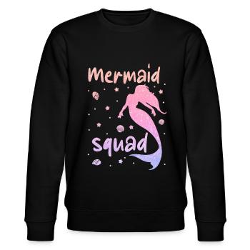 Mermaid Fable Mermaids Fairy Tale - Stanley/Stella CHANGER Unisex Organic Sweatshirt - black - Front - Nik (191cm) & Marisol (170cm)