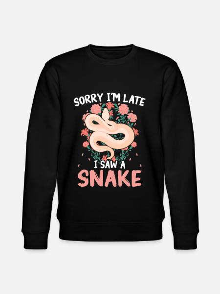 Snake, Snake, Animal - Stanley/Stella CHANGER Unisex Organic Sweatshirt - black