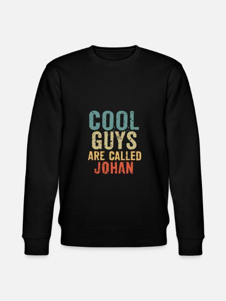 Cool guys are called johan - Stanley/Stella CHANGER Unisex Organic Sweatshirt - black