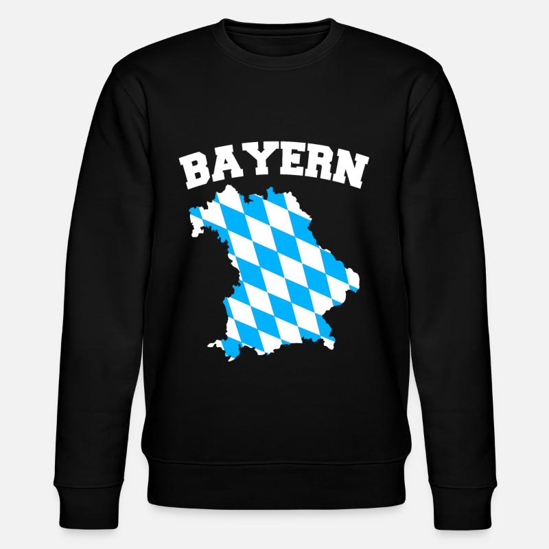 Freistaat Bayern Bayrisch - Stanley/Stella Unisex Bio-Sweatshirt CHANGER  - Schwarz