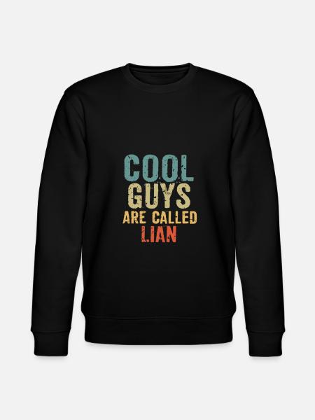 Cool guys are called lian - Stanley/Stella Unisex Bio-Sweatshirt CHANGER  - Schwarz