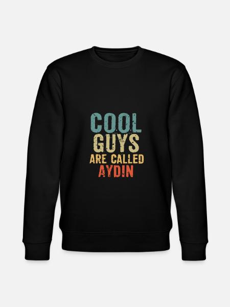 Cool guys are called Aydin - Stanley/Stella CHANGER Unisex Organic Sweatshirt - black