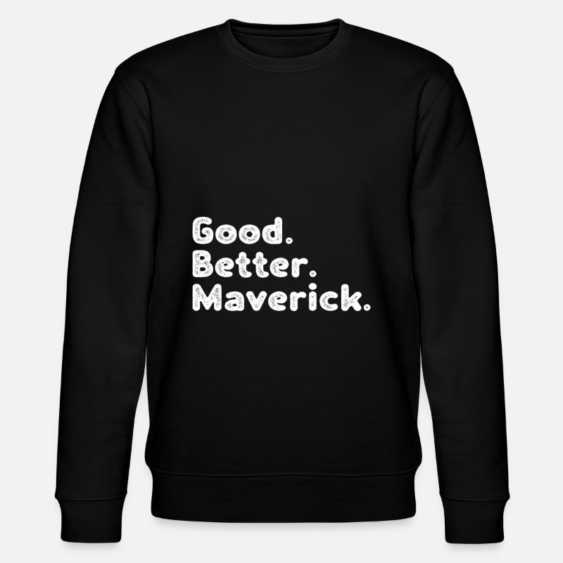 Bon meilleur Maverick - Sweat bio CHANGER Stanley/Stella Unisexe - noir