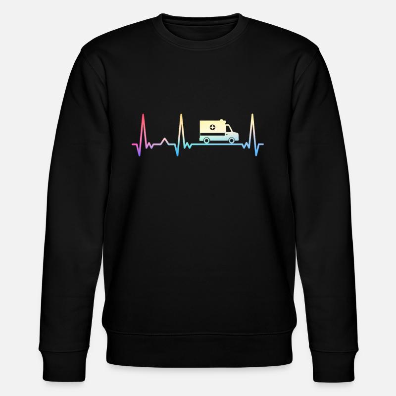 Ambulancier Paramédical - Sweat bio CHANGER Stanley/Stella Unisexe - noir