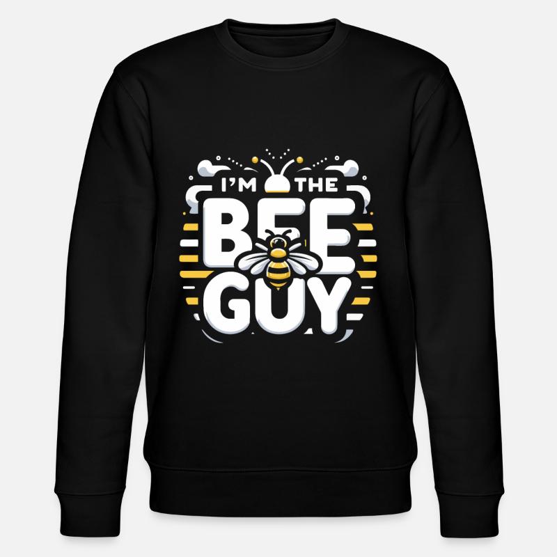 honey bee, beekeeper, bee, bee - Stanley/Stella CHANGER Unisex Organic Sweatshirt - black