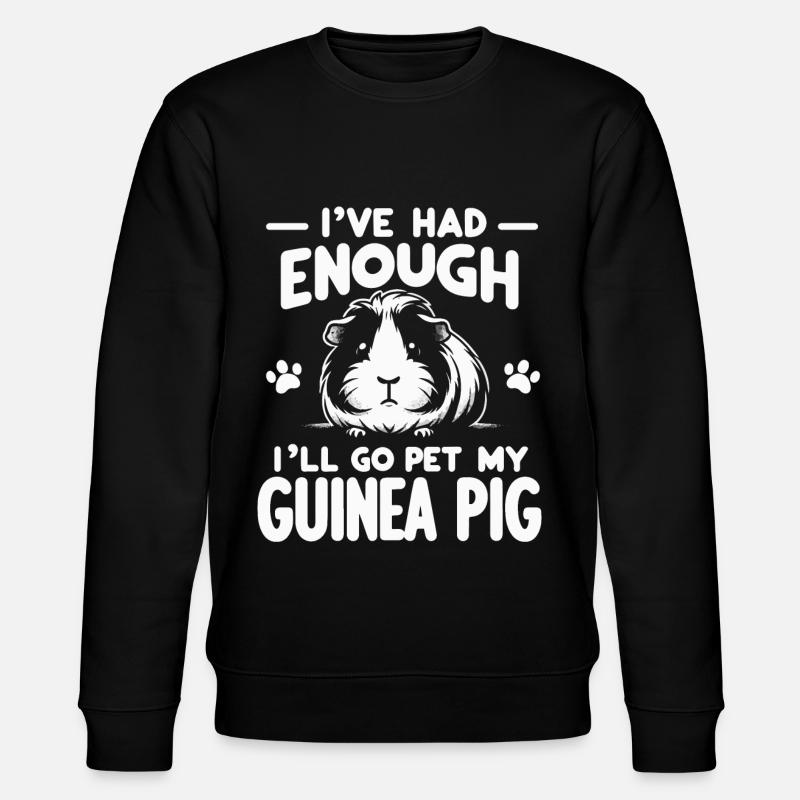 Guinea pig - Stanley/Stella CHANGER Unisex Organic Sweatshirt - black