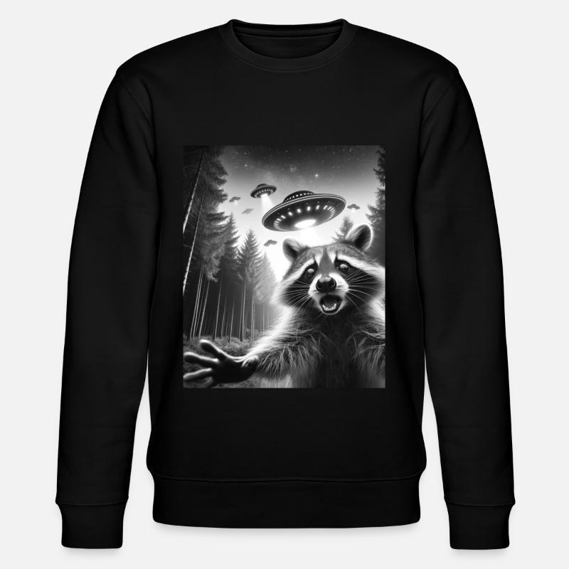 Alien UFO Aliens Außerirdischer - Sweat bio CHANGER Stanley/Stella Unisexe - noir