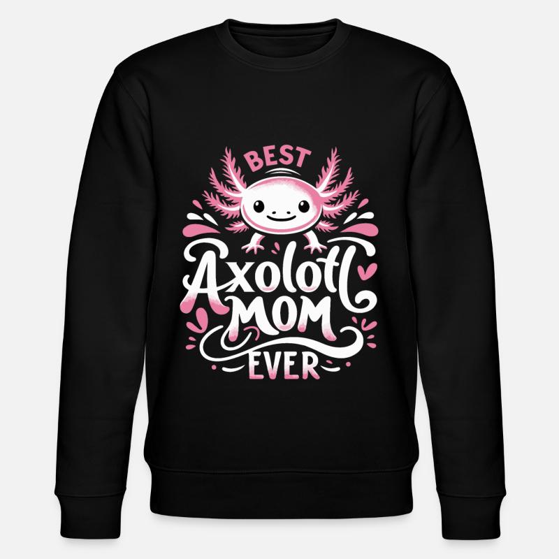 Poisson axolotl - Sweat bio CHANGER Stanley/Stella Unisexe - noir