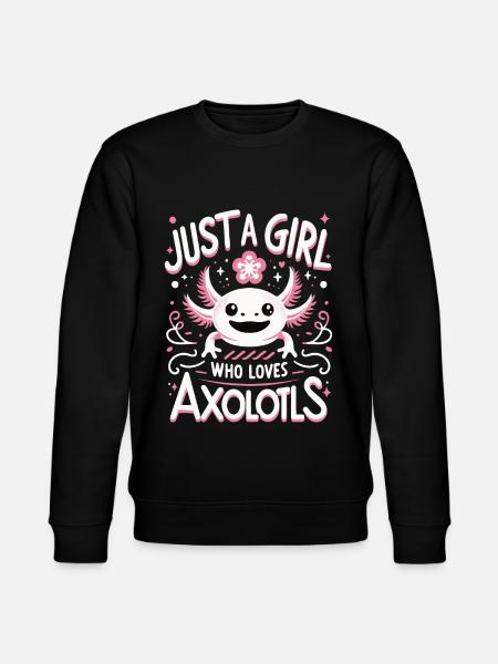 Poisson axolotl - Sweat bio CHANGER Stanley/Stella Unisexe - noir