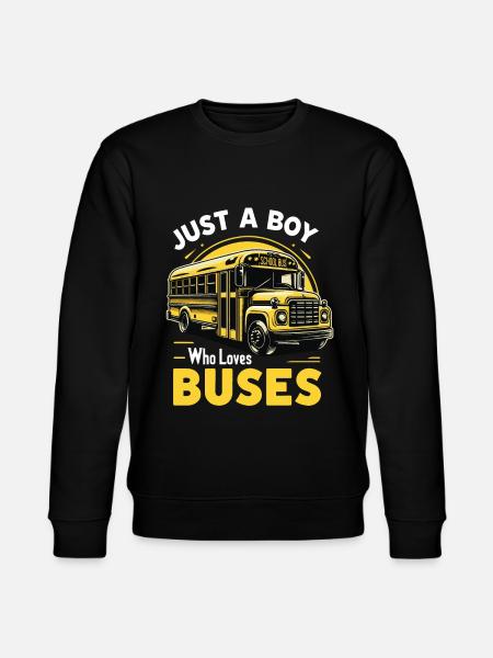 Bus Bus Driver School Bus - Stanley/Stella CHANGER Unisex Organic Sweatshirt - black