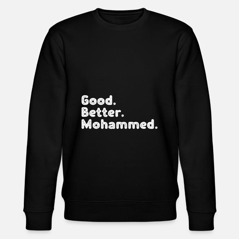 Good better Mohammed - Stanley/Stella Unisex Bio-Sweatshirt CHANGER  - Schwarz