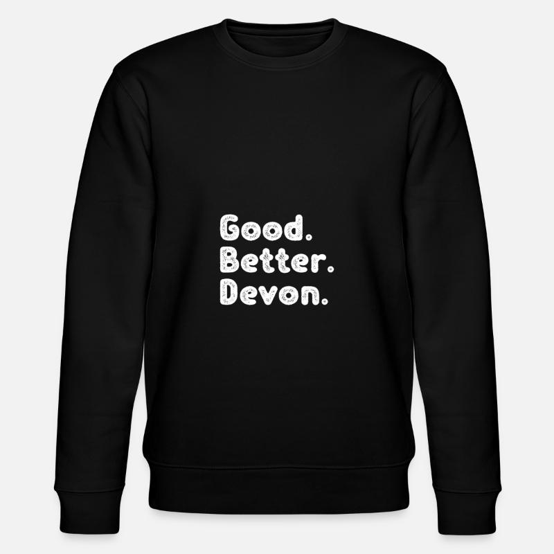 Good better Devon - Stanley/Stella CHANGER Unisex Organic Sweatshirt - black