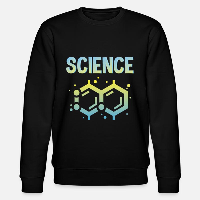 Cadeau chimie science physique - Sweat bio CHANGER Stanley/Stella Unisexe - noir